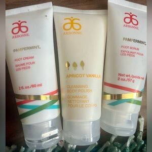 Arbonne feet and body all sealed